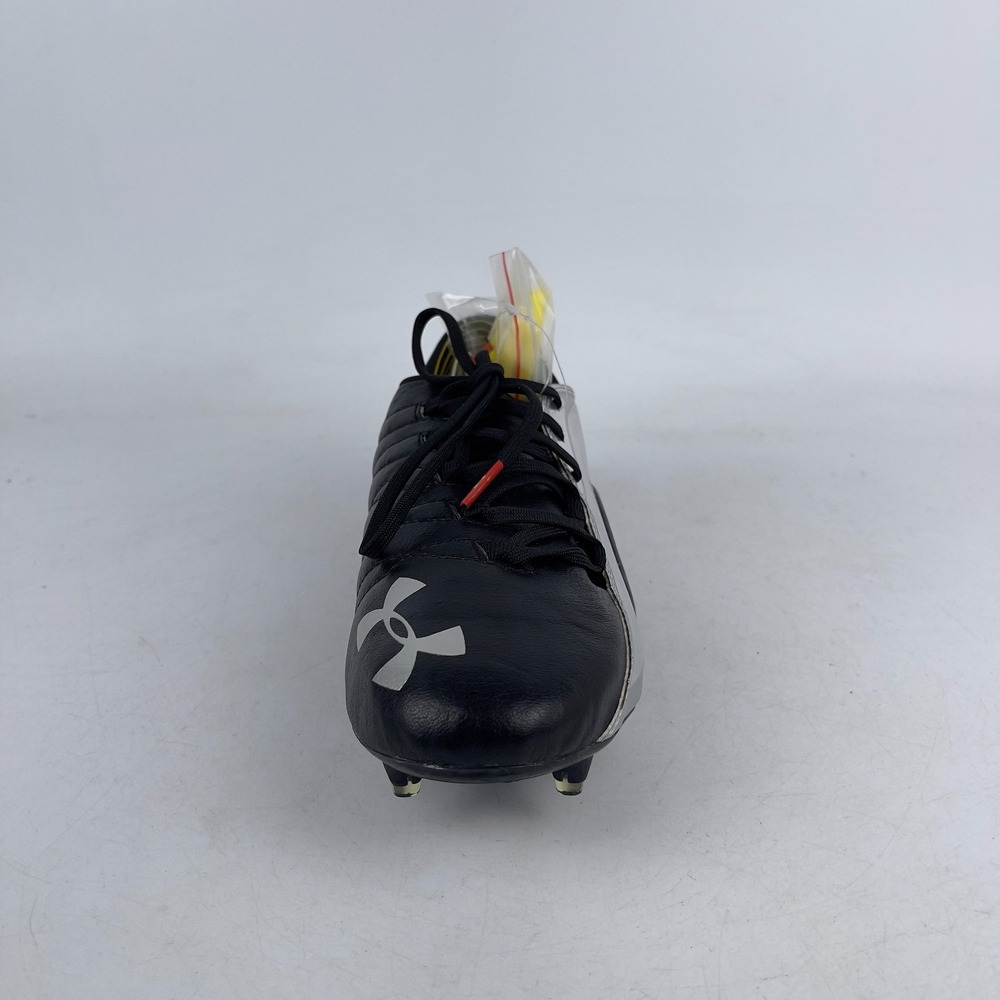 Under Armour Blur Cleats Single Left Footed Men's Size 7.5 Black Silver Lace Up